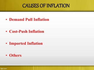 Inflation and economic growth of india | PPTX