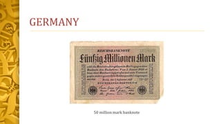 GERMANY
50 million mark banknote
 