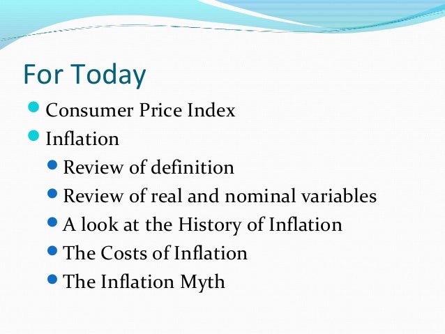 Measuring the Cost of Living - computing for CPI and ...