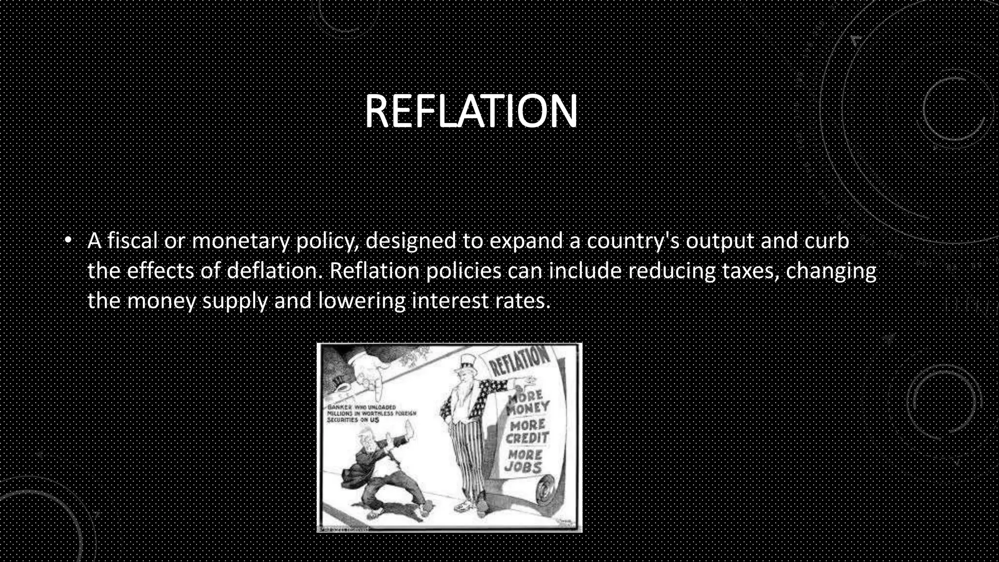 Inflation, deflation,stagflation, reinflation,disinflation | PPTX