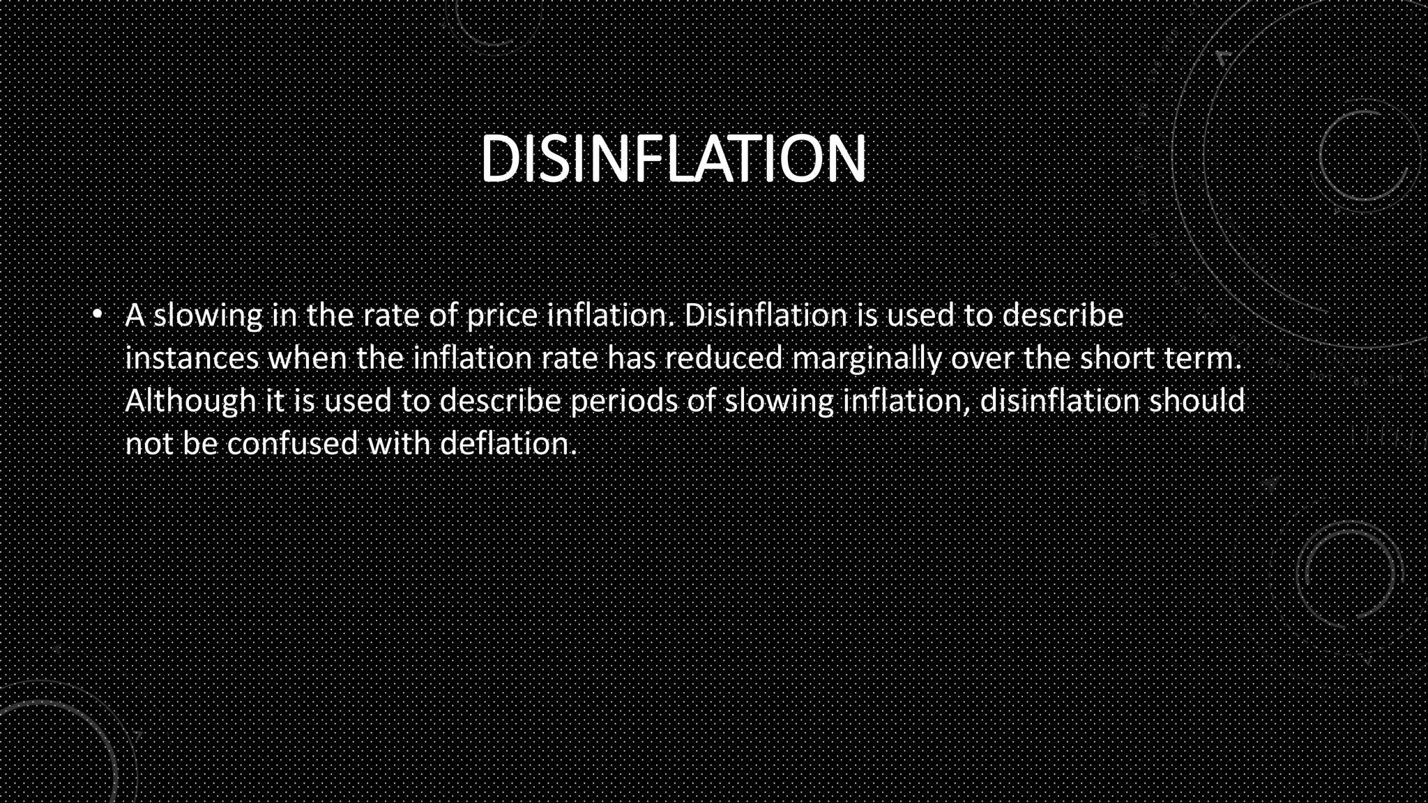 Inflation, deflation,stagflation, reinflation,disinflation | PPTX
