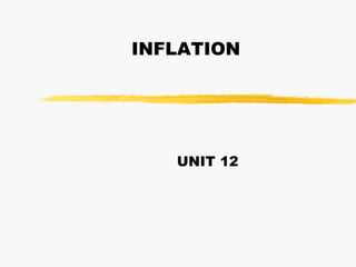 INFLATION




   UNIT 12
 