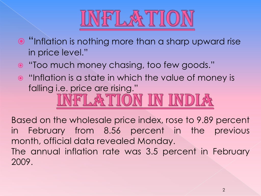research paper on inflation in india