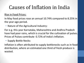 Inflation in india | PPTX