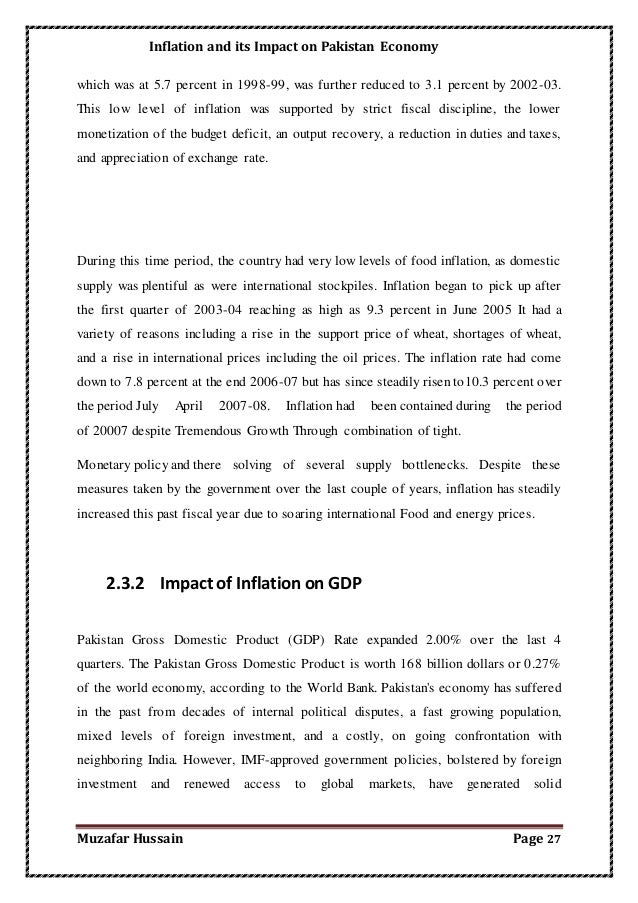 inflation and its effect on pakistan Impact of interest rate, inflation and money supply on exchange rate volatility in pakistan 1,2tariq mahmood ali, the present study investigates impact of inflation, interest rate and money-supply on volatility of exchange rate in pakistan to estimate short and long run. inflation and its effect on pakistan Impact of interest rate, inflation and money supply on exchange rate volatility in pakistan 1,2tariq mahmood ali, the present study investigates impact of inflation, interest rate and money-supply on volatility of exchange rate in pakistan to estimate short and long run.