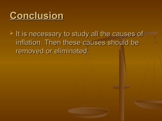 Inflation or rising prices | PPT
