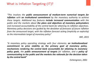 Inflation targeting in Emerging Market Economies | PDF