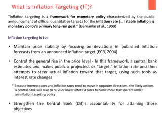 Inflation targeting in Emerging Market Economies | PDF