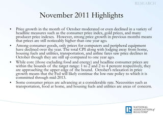 Inflation Watch: November 2011