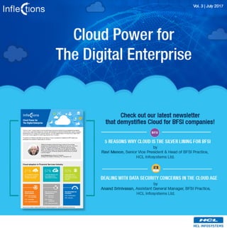 ‘Inflections’ - the quarterly newsletter by HCL Infosystems Ltd.