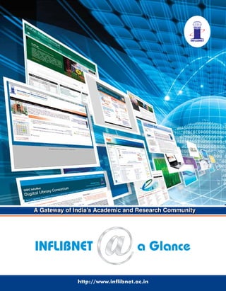 @INFLIBNET a Glance
A Gateway of India’s Academic and Research Community
http://www.in ibnet.ac.in
 