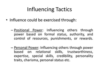 Influence | PDF