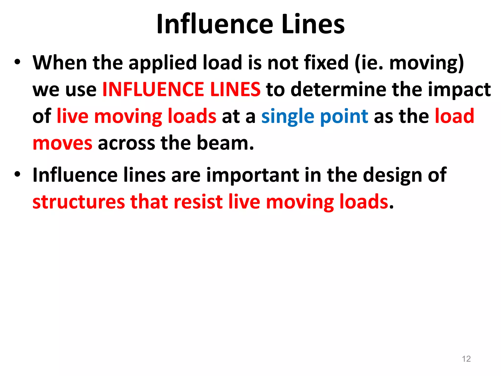 Influence Lines structural Analysis Theories PDF Civil Influence lines structural analysis theories pdf civil