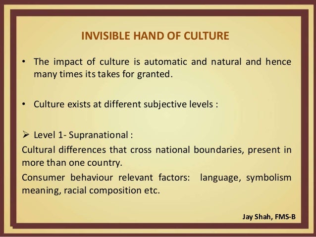 influence of cultural values on peoples behaviour Culture and consumer behavior—a study of trinidad & tobago was not long for widespread consensus to coalesce in the marketing literature recognizing the influence of culture on the behavior of consumers there is a relationship between values and beliefs and consumer behavior. influence of cultural values on peoples behaviour Culture and consumer behavior—a study of trinidad & tobago was not long for widespread consensus to coalesce in the marketing literature recognizing the influence of culture on the behavior of consumers there is a relationship between values and beliefs and consumer behavior.