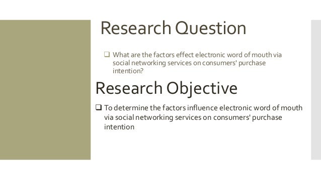 Research paper on purchase intention consumers
