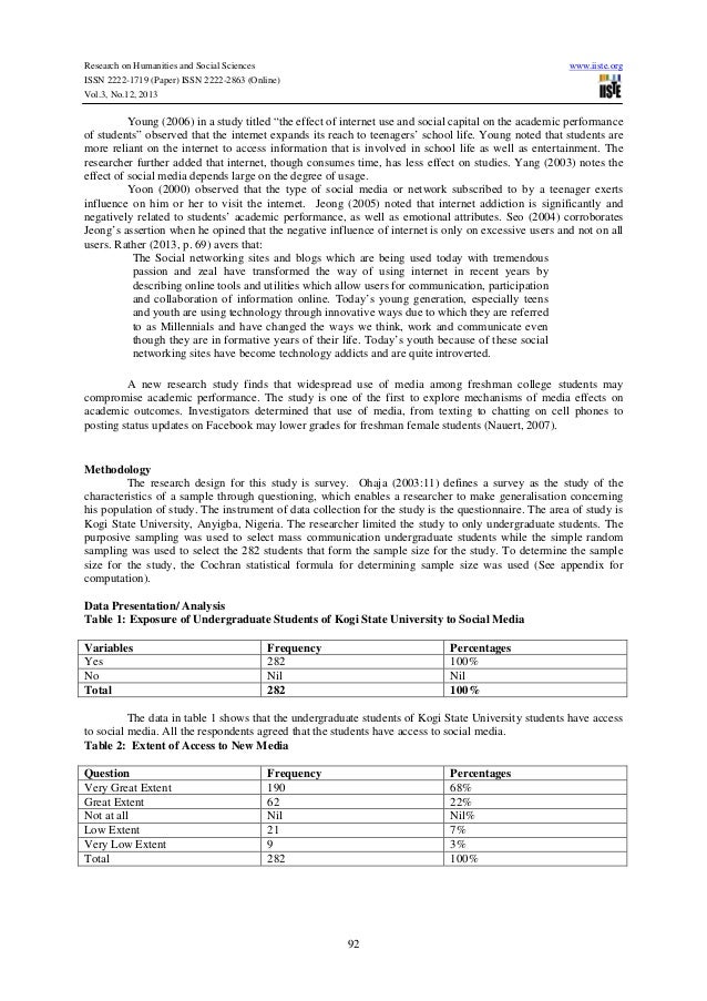 thesis on media influence thesis on media influence