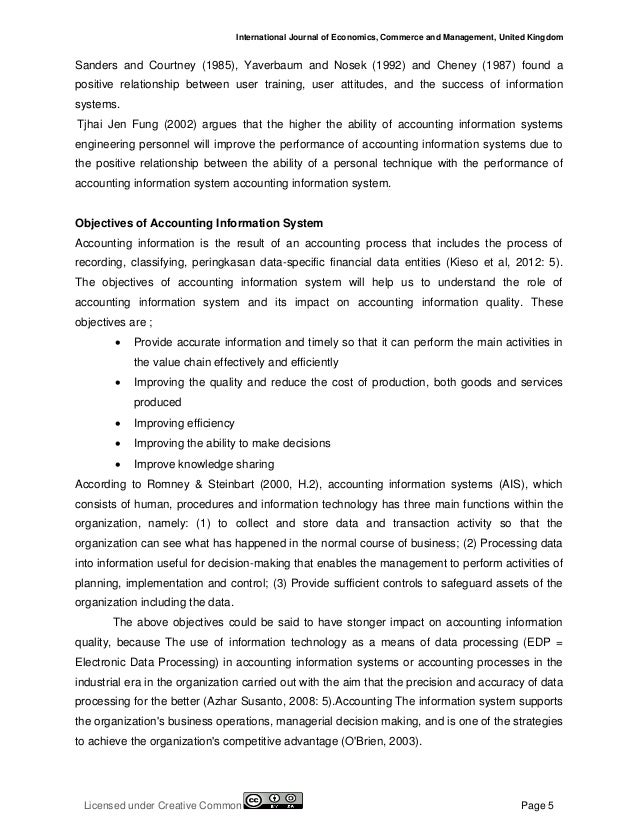 data quality for accounting information system The quality of data contained in accounting information systems has a significant impact on both internal business decision making and external regulatory compliance although a considerable. data quality for accounting information system The quality of data contained in accounting information systems has a significant impact on both internal business decision making and external regulatory compliance although a considerable.