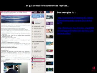 Push édito carrouselEvénementialiserExemple habillage + push éditorial carrousel sur Fubiz