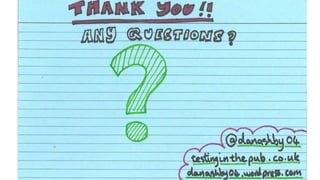 Influence: Why tea can be a great test tool