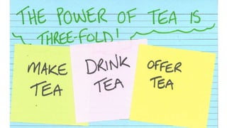 Influence: Why tea can be a great test tool