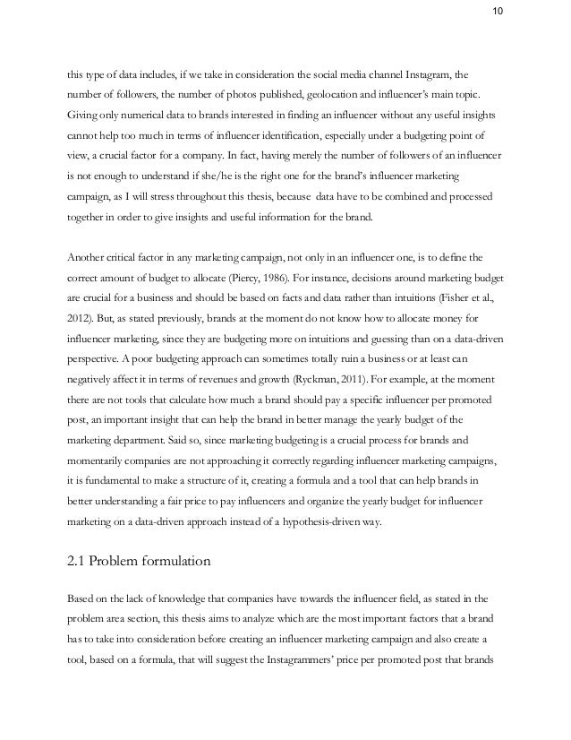 Marketing thesis image