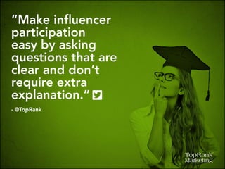 Influencer Engagement: 15 Ways to Fail & 25 Ways to Win