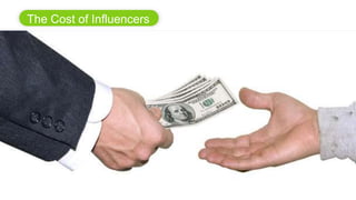 11
The Cost of Influencers
 