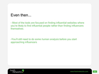How to identify online influencers Slide 54