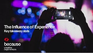 The Influence of Experience
Keytakeawaystats
 