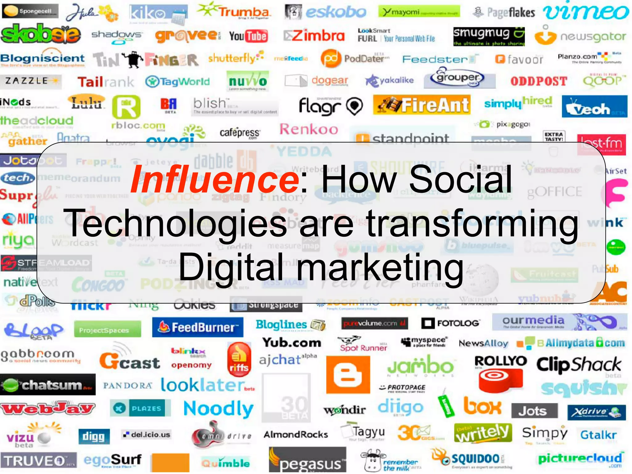 Influence Social Technologies