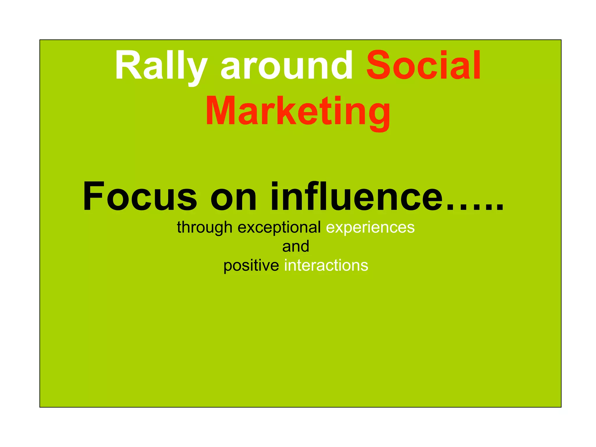 Influence Social Technologies