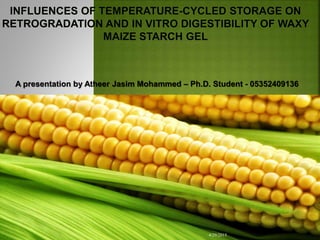 A presentation by Atheer Jasim Mohammed – Ph.D. Student - 05352409136
4/29/2015
 
