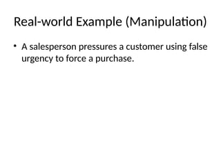 False Urgency Examples Ethical Influence vs Manipulation: Understanding Key Differences and ...