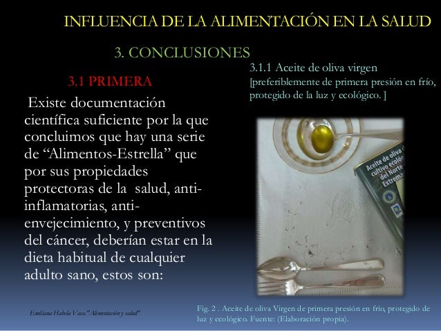 Influencia de la alimentación en la salud. Alimentos Influencia de la alimentación en la salud. Alimentos