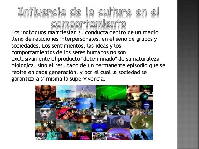 Influencia de la cultura en el comportamiento