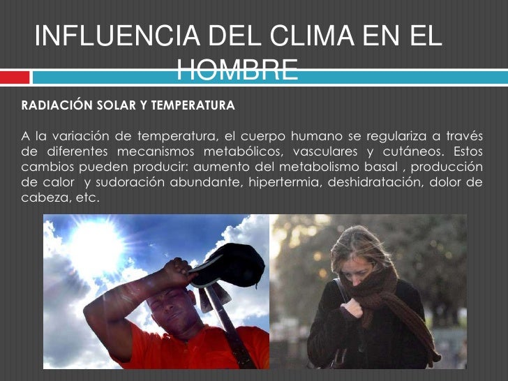 Influencia del clima en el hombre 2