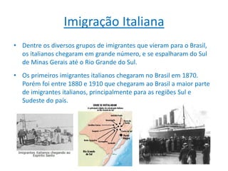 Influência dos italianos na cultura brasileira | PPTX
