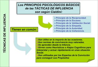 Influencia social, principios básicos y tecnicas de influencia | PDF