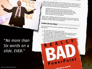 Influencing change through presentations