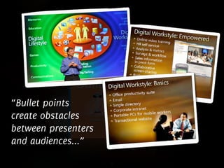 Influencing change through presentations