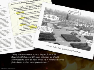 Influencing change through presentations