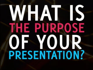 Influencing change through presentations