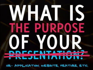 Influencing change through presentations