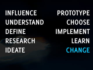 Influencing change through presentations