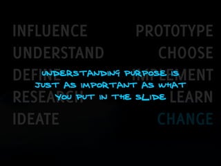 Influencing change through presentations