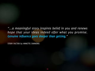 Influencing change through presentations