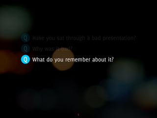 Influencing change through presentations