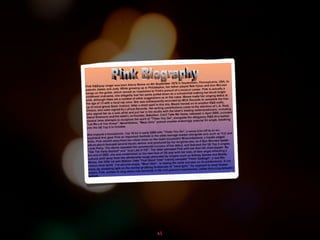 Influencing change through presentations