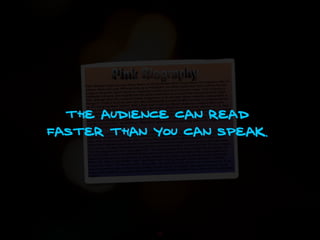 Influencing change through presentations