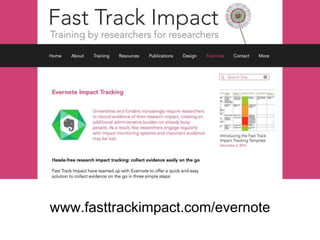 www.fasttrackimpact.com/evernote
 
